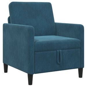 vidaXL Sofa z miejscem do przechowywania niebieski 72 x 78 x 87 cm