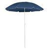 vidaXL Parasol ogrodowy na stalowym słupku, niebieski, 180 cm