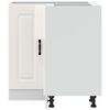 vidaXL Narożna szafka kuchenna dolna, Kalmar, biała