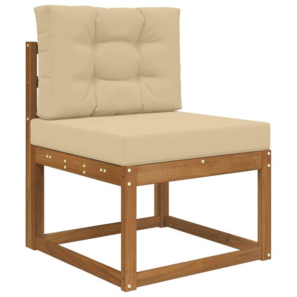 vidaXL Poduszka do sofy na zewnątrz 2 pcs Beżowy Poliester