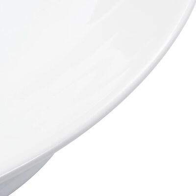 vidaXL Umywalka, 41 x 12,5 cm, ceramiczna, biała