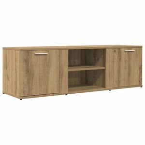 vidaXL Szafka pod TV, dąb artisan, 120x34x37 cm
