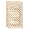 vidaXL Drzwiczki do szafki, z kratką, 2 szt., 39,5x69 cm, sosnowe