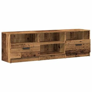 vidaXL Szafka pod telewizor, stare drewno, 150x33,5x45 cm