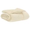 vidaXL Kołdra na cały rok Kwiłtowany Kremowy 220 x 260 cm Mikrofibra