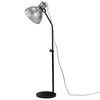vidaXL Lampa stojąca, 25 W, srebro vintage, 30x30x90-150 cm, E27