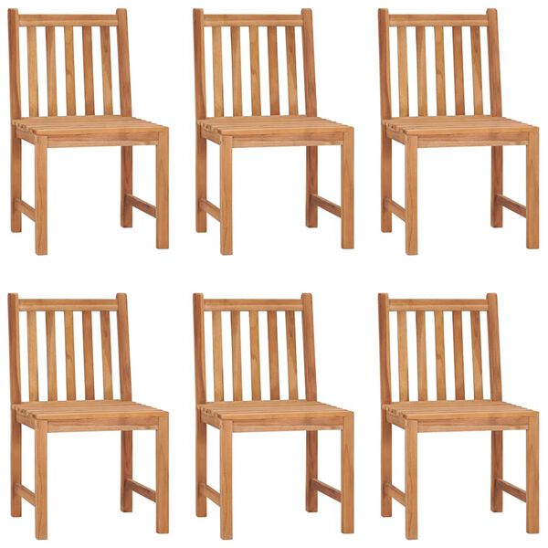 vidaXL 7-cz. zestaw mebli ogrodowych, lite drewno tekowe