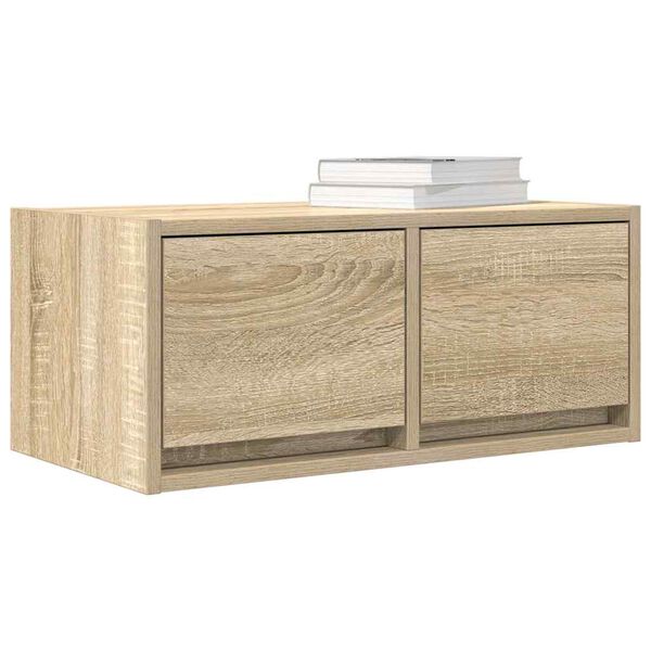 vidaXL Szafki RTV 2 szt. Dąb Sonoma 60x31x25,5 cm Drewno klejone