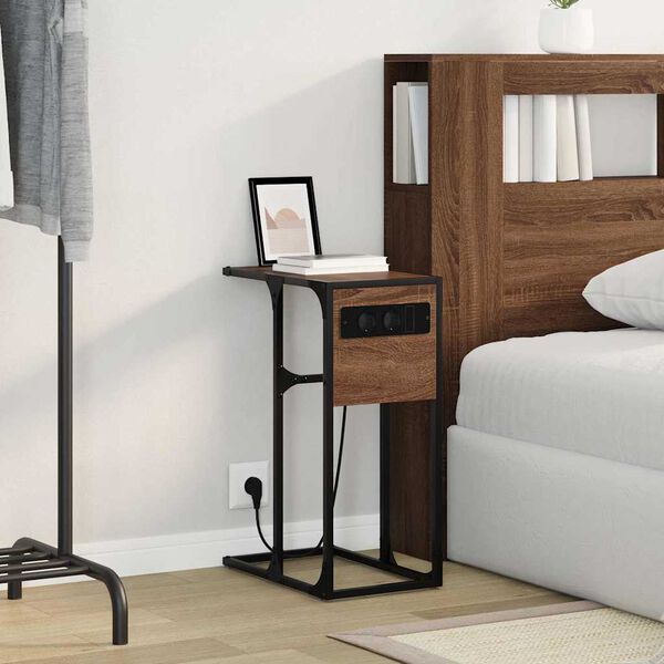 vidaXL Szafka Nocna Brązowy dąb 41,5 x 26 x 60,5 cm