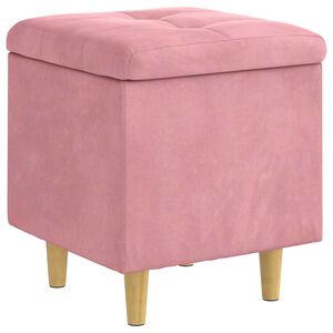 vidaXL Ottoman z przechowalnią 40 x 40 x 45 cm Aksamit