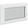 vidaXL Okno piwniczne RISOR 100 x 50 cm PVC i szkło antracytowy