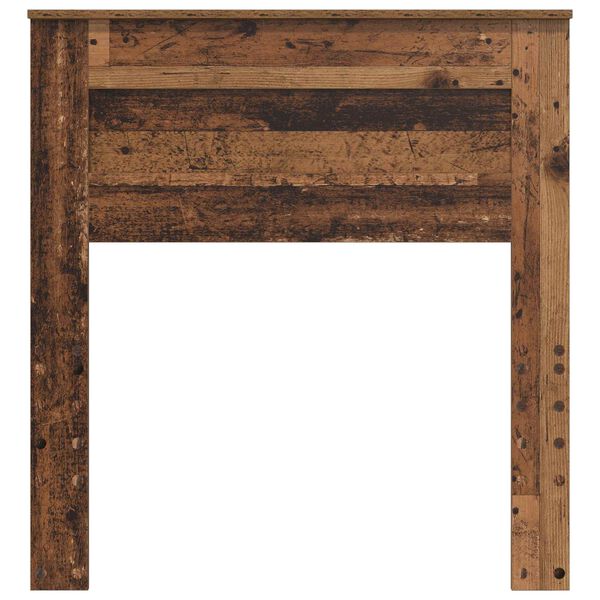 vidaXL Zagł&oacute;wek Stare drewno 80 cm Materiał drewnopochodny