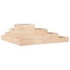 vidaXL Donica ogrodowa 4-poziomowa 106x104,5x36 cm Drewno lite sosnowe