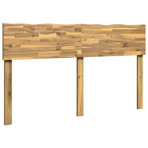 vidaXL Zagł&oacute;wek z naturalnym brzegiem ROSTOCK Biały 120 cm