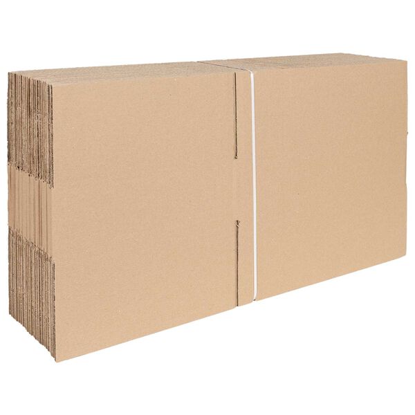 vidaXL Pudełko składane 50 pcs Naturalny 40 x 30 x 10 cm Tektura