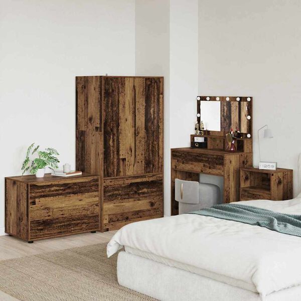 vidaXL Szafka do przechowywania Stare drewno 80 x 48 x 57 cm