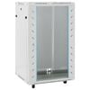 vidaXL Szafka serwerowa, 18U, 19", IP20, szara, 60x60x100 cm