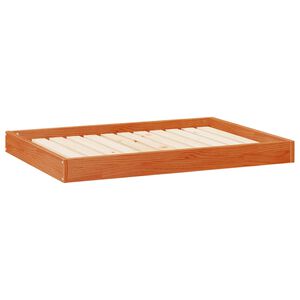 vidaXL Legowisko dla psa Woskowy Brąz 101,5 x 74 x 9 cm