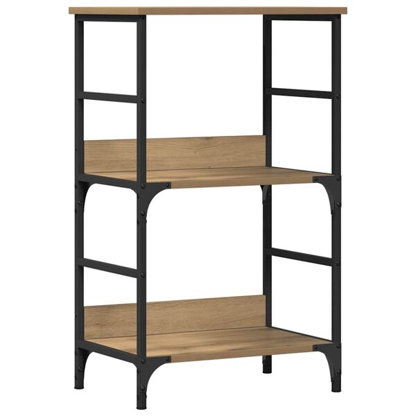 vidaXL Szafka na książki, dąb artisan, 50x33x82 cm