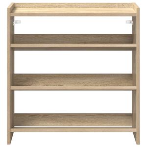 vidaXL Stojak na buty, dąb sonoma 60x25x62 cm, materiał drewnopochodny