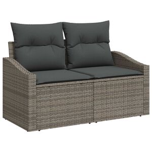 vidaXL Sofa Ogrodowa z poduszką 123 x 62 x 69 cm polirattan