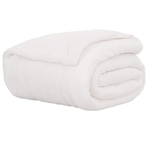 vidaXL Koc Biały 150 x 200 cm 1.64 kg Polar