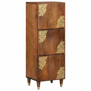 vidaXL Highboard z p&oacute;łką Brązowy 40 x 33 x 110 cm Drewno z mango