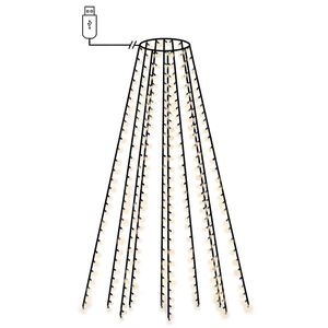 vidaXL Lampki choinkowe w formie siatki, 150 LED, 150 cm
