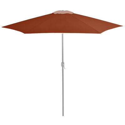 vidaXL Pokrycie do parasola ogrodowego, terakotowe, 300 cm