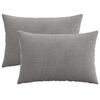 vidaXL Poszewka na poduszkę 2 pcs HEERLEN jasnoszary 50 x 80 cm