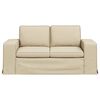 vidaXL Sofa Kremowy