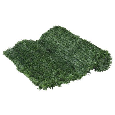 vidaXL Ogrodzenie ze sztucznej trawy, zielone, 1x10 m
