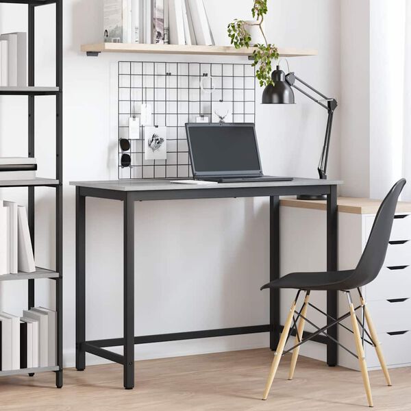 vidaXL st&oacute;ł Szary Sonoma 80 x 50 x 76,5 cm Drewno inżynieryjne i stal