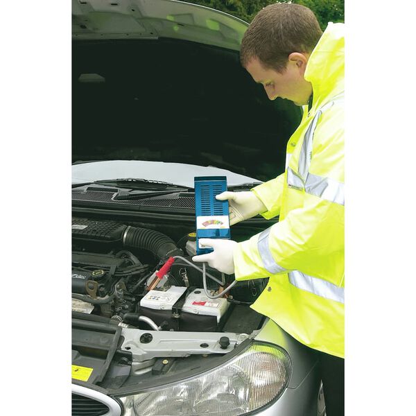 Draper Tools Tester akumulator&oacute;w, 100 Amp, niebieski