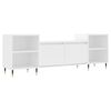 vidaXL Szafka pod TV, biała, 80x36x50 cm, materiał drewnopochodny