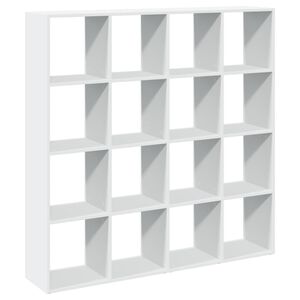 vidaXL Regał, biały, 137,5x29x137,5 cm, materiał drewnopochodny