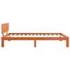 vidaXL Ramka ł&oacute;żka Woskowy Brąz 90 x 190 cm Lite drewno sosnowe