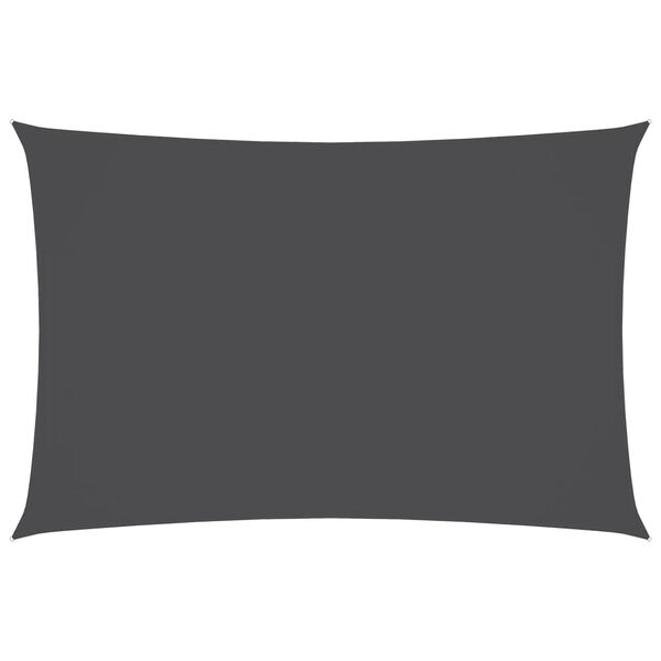 vidaXL Żagiel ogrodowy, tkanina Oxford, prostokątny, 6x8 m, antracyt