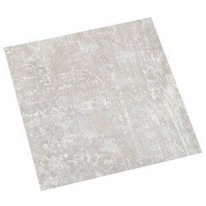 vidaXL Deski podłogowe Biały i drewno 5,11 m&sup2; 55 szt. PVC