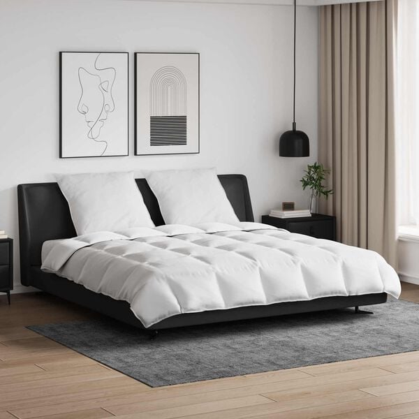 vidaXL Zestaw kołder z poduszką 3 pcs Biały Pi&oacute;ra down