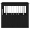 vidaXL Meble do klatki dla psa Czarny dąb 55x75x65 cm Drewno klejone