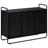 vidaXL Kredens Czarny dąb 102 x 35 x 75 cm Materiał drewnopochodny