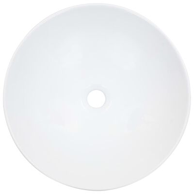 vidaXL Umywalka, 41 x 12,5 cm, ceramiczna, biała