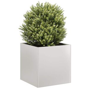 vidaXL Doniczka 40x40x40 cm Stal nierdzewna