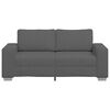 vidaXL Sofa dwuosobowa Ciemnoszara 180x77x82 cm Tkanina sztruksowa