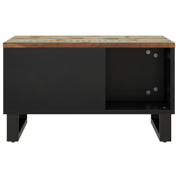 vidaXL Stolik kawowy, 60x50x35 cm, lite drewno z odzysku