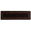 vidaXL Chodnik dywanowy MARSA Czarny 80 x 350 cm Poliester i PVC