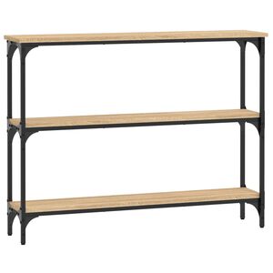 vidaXL Stolik konsolowy, dąb sonoma, 100x22,5x75 cm
