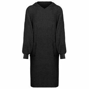 vidaXL Bluza-koc KINN Czarny XL bawełna