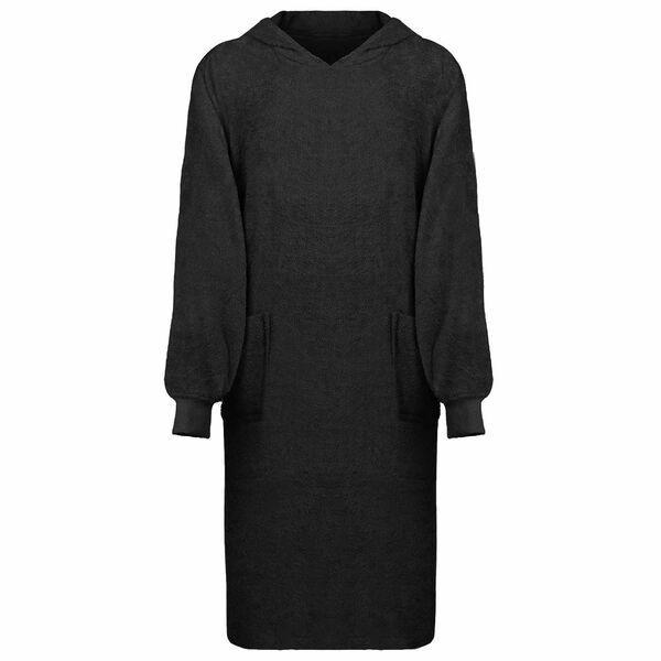 vidaXL Bluza-koc KINN Czarny XL bawełna